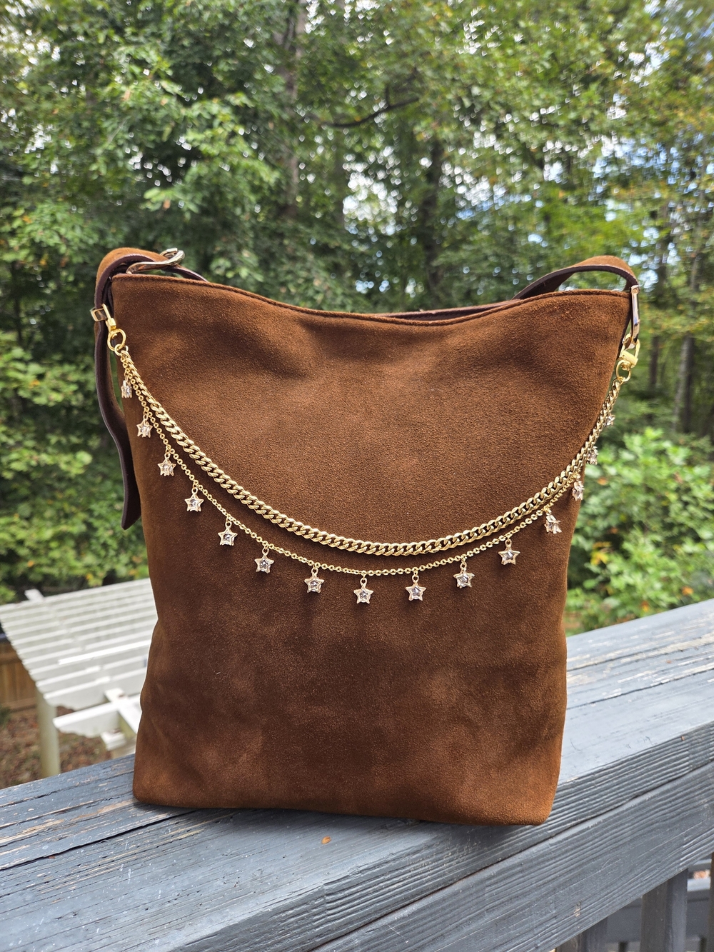 Thursday Boot Co. Cinnamon Suede Bucket Bag